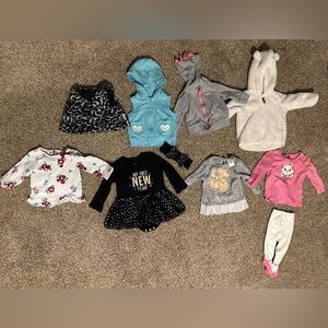 Baby girl clothes 6-9 months